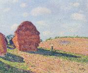 Die Strohmieten Alfred Sisley